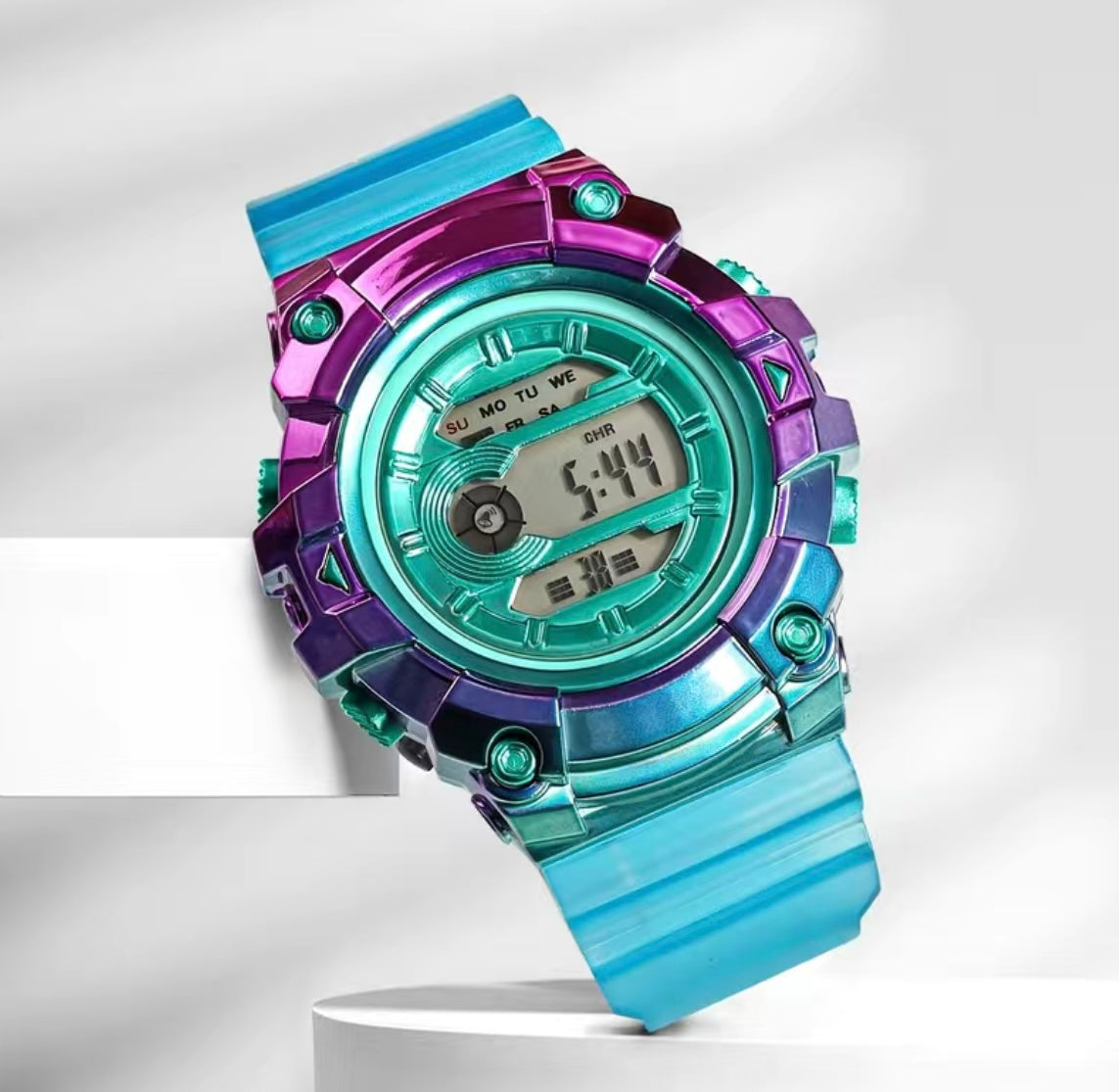 Multicolor Sports Watch