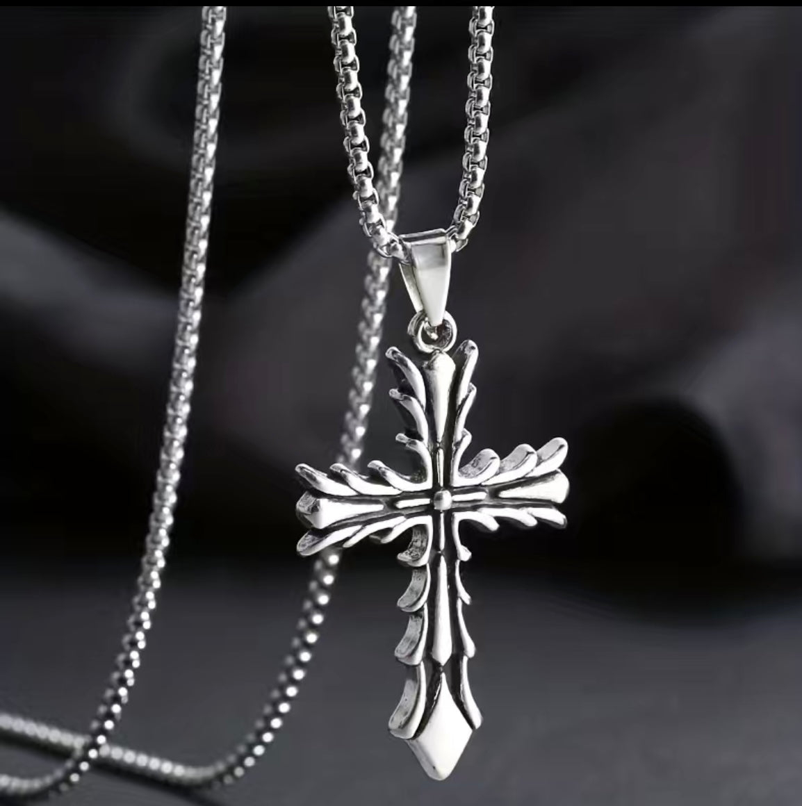 Stainless steel unique cross design