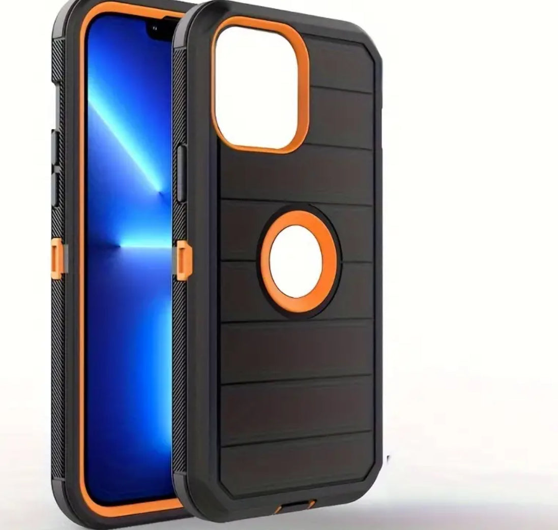 Heavy Duty Anti Fall iPhone Mobile Phone Case 3 in 1 iPhone 16 Pro Max Phone Case