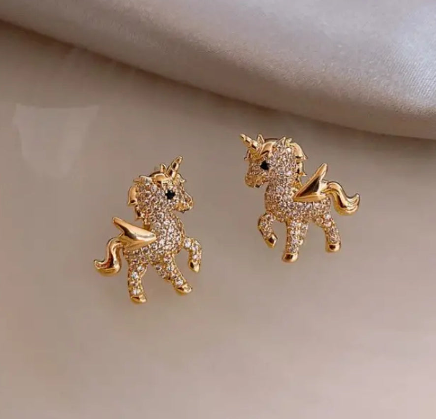Cute Fashion Designed Unicorn Earrings