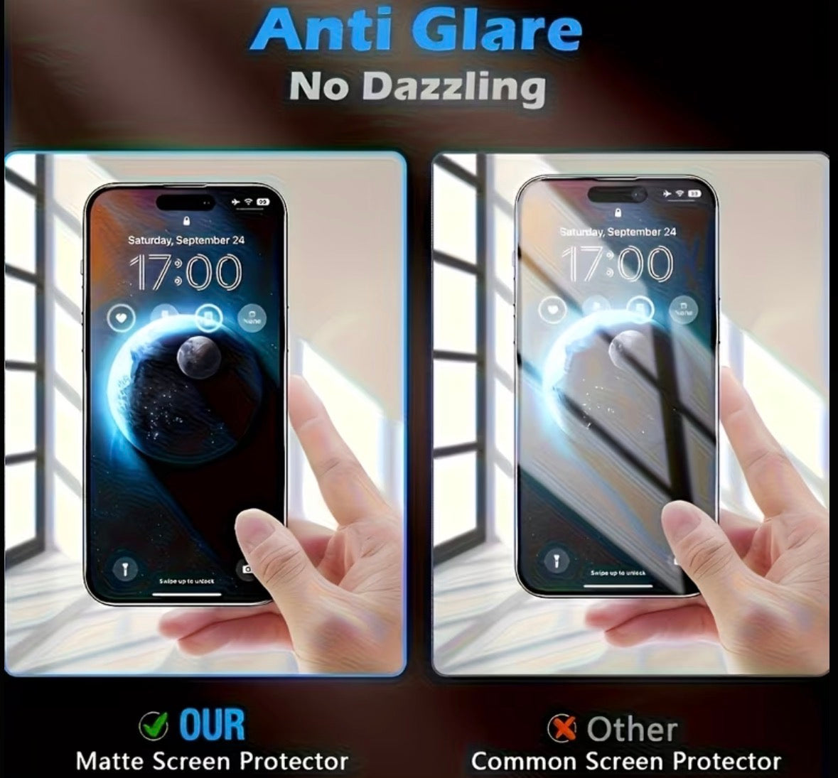 Get a set of five tempered glass screen protectors with full coverage privacy for your iPhone 17 Pro Max