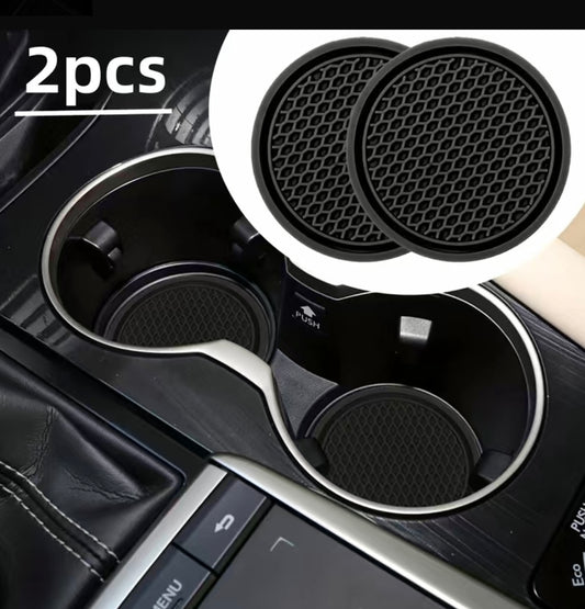 2 pack of car cup holder coasters