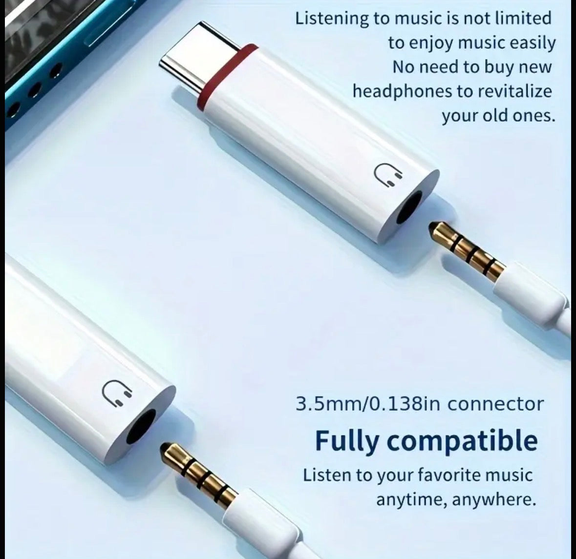 USB-C to 3.5mm Audio Adapter
