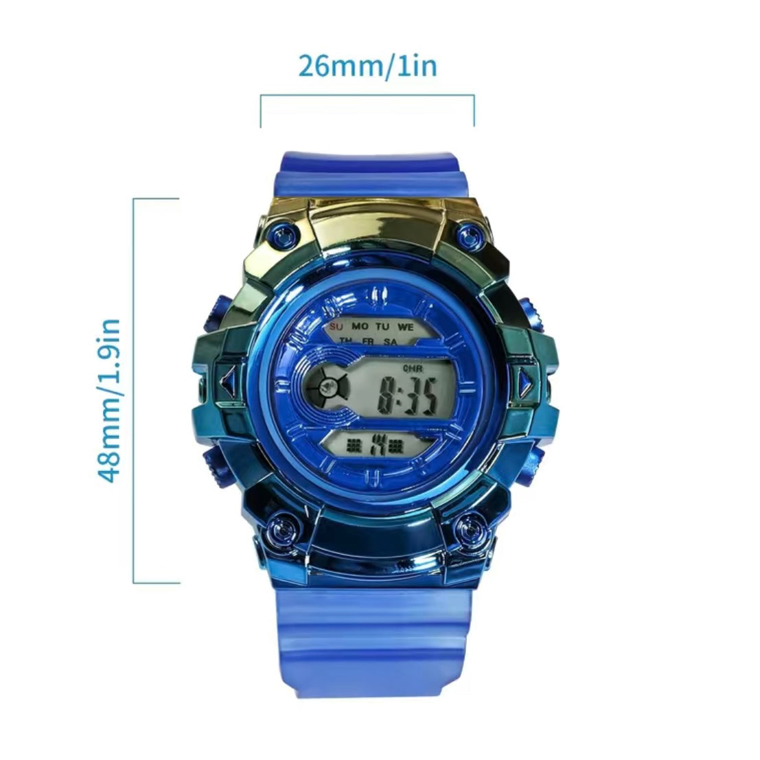 Multicolor Sports Watch