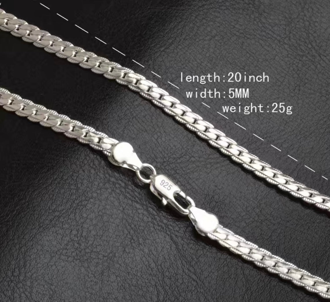 925 Silver Plated Chain