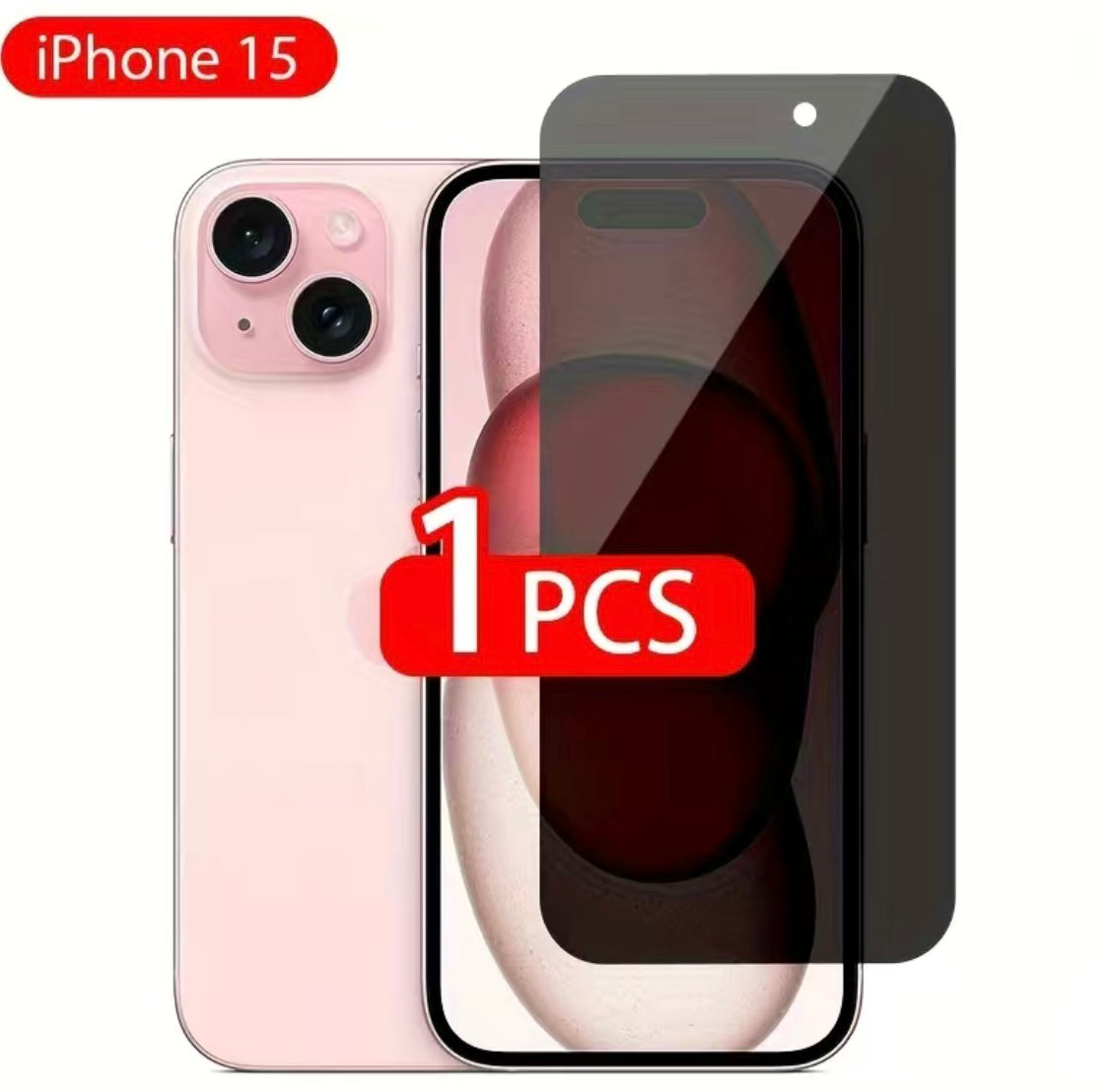 Privacy Tempered Glass Screen Protector IPhone 15