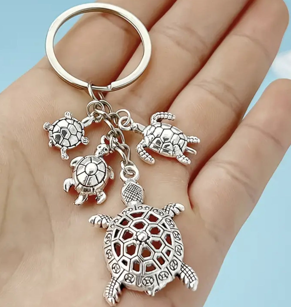 Cute Sea Turtle Keychain With more Accessories