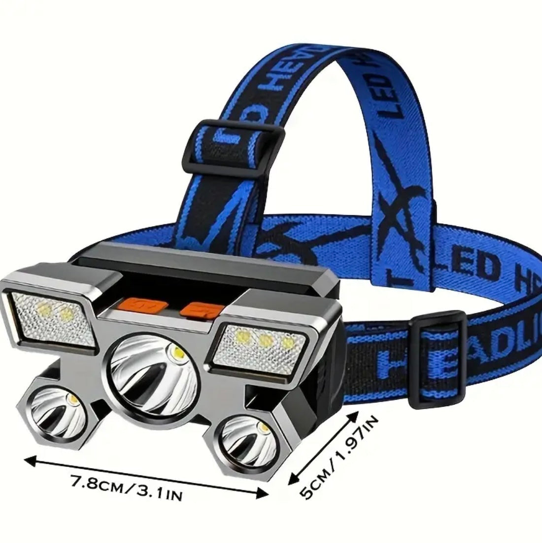 USB Rechargeable Headlamp Portable 4 different mode LED Headlight