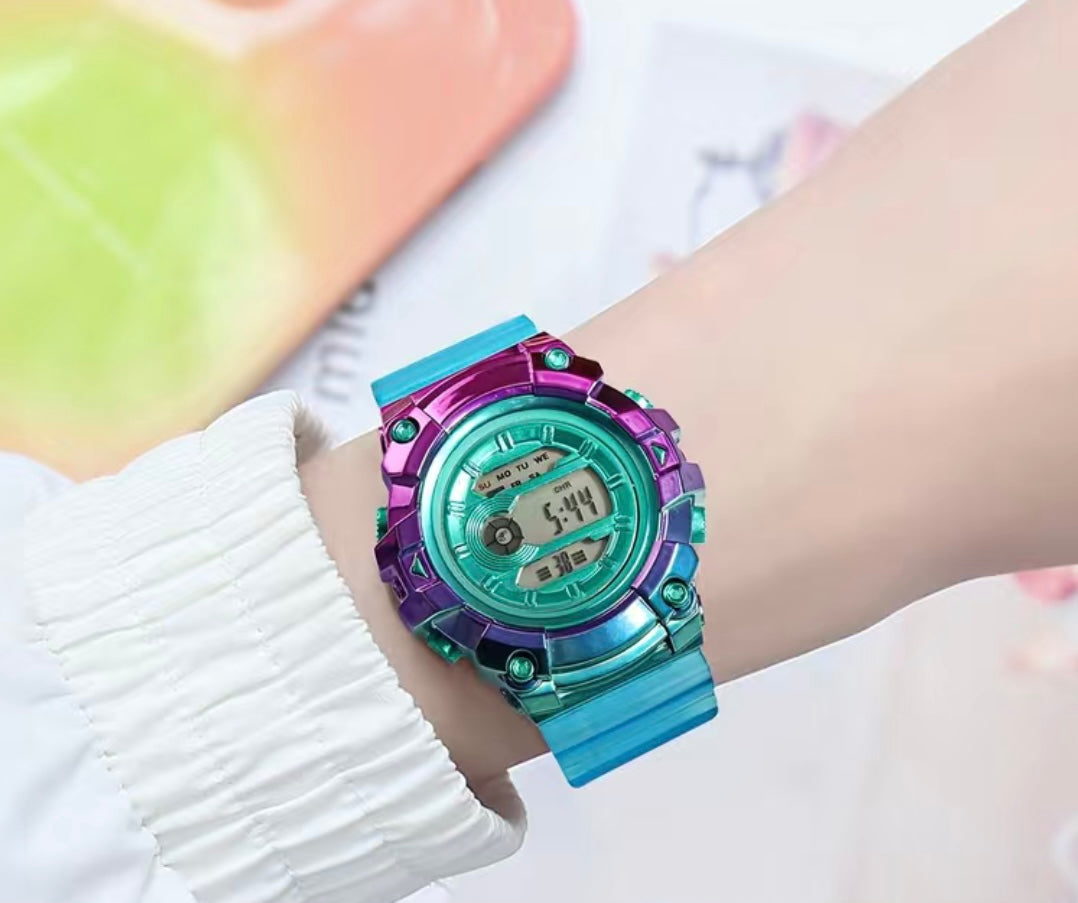 Multicolor Sports Watch