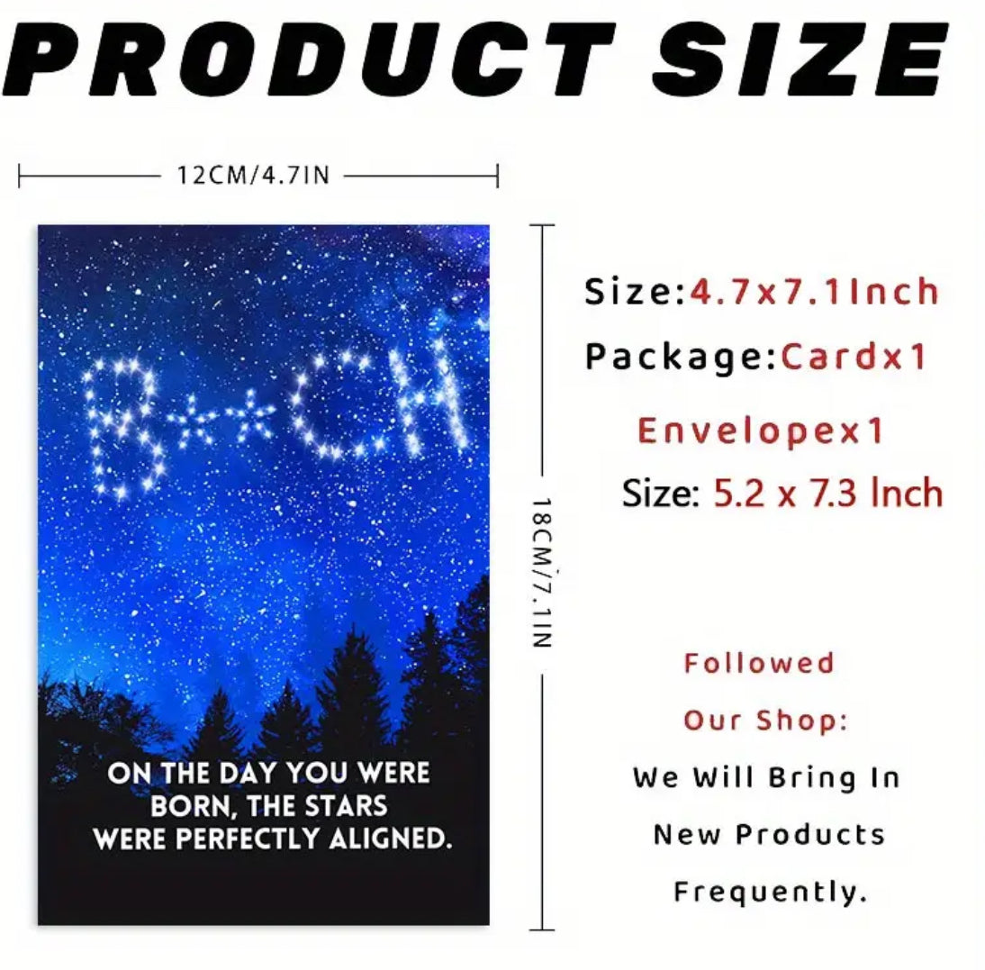 Birthday Card Perfect Gift For Best Friends Sisters or Family
