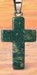 Natural Stone Cross Pendant Collection