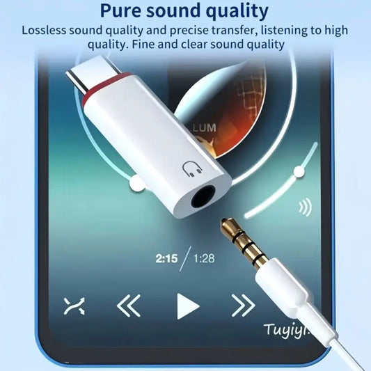 USB-C to 3.5mm Audio Adapter