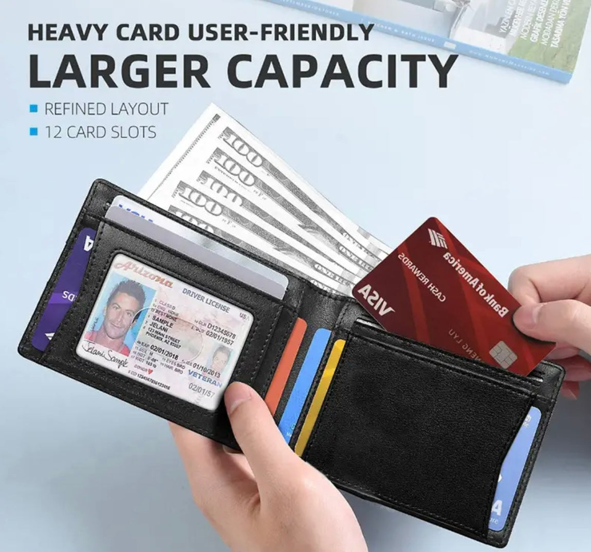 Slim RFID protection Easy to Carry With Money clip