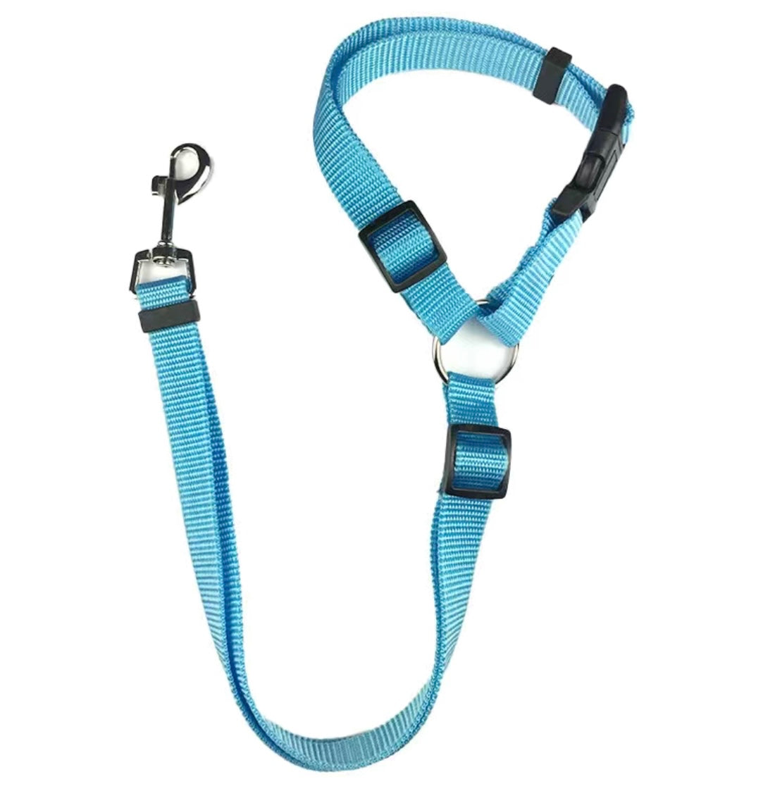 2 in 1 Dog Leash for Car Seat Belt