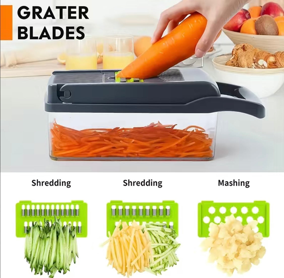 16PC Multi Use Veggie Slicer Set