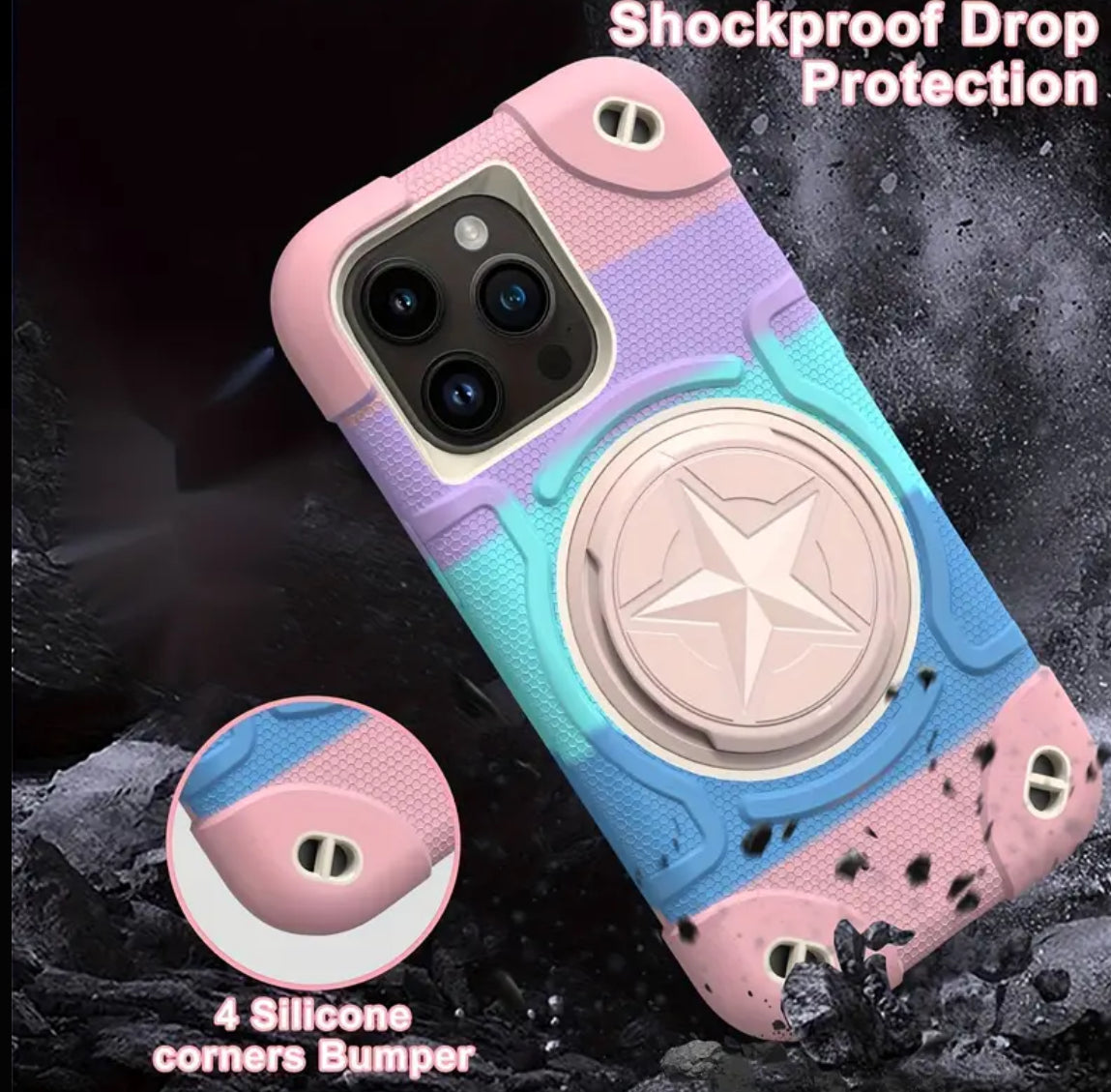 Stylish & Sporty Rotating Bracket iPhone case