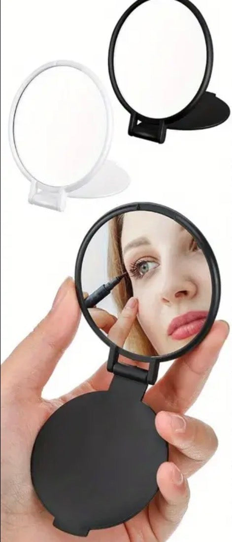 Best Gift for Women Portable Makeup Mirror Small Folding Mini HandHeld Mirror