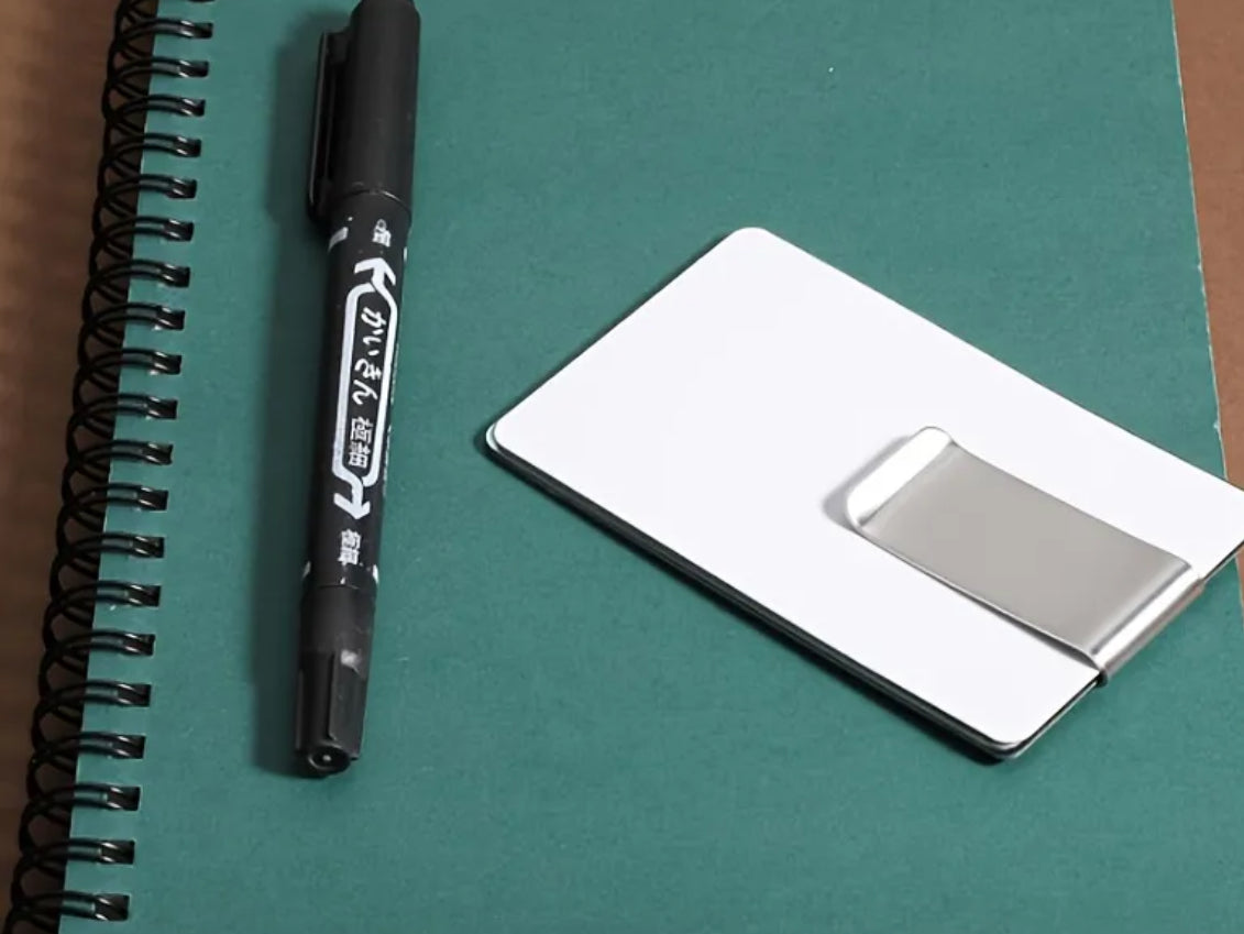 Silver color Stainless Steel Money Clip