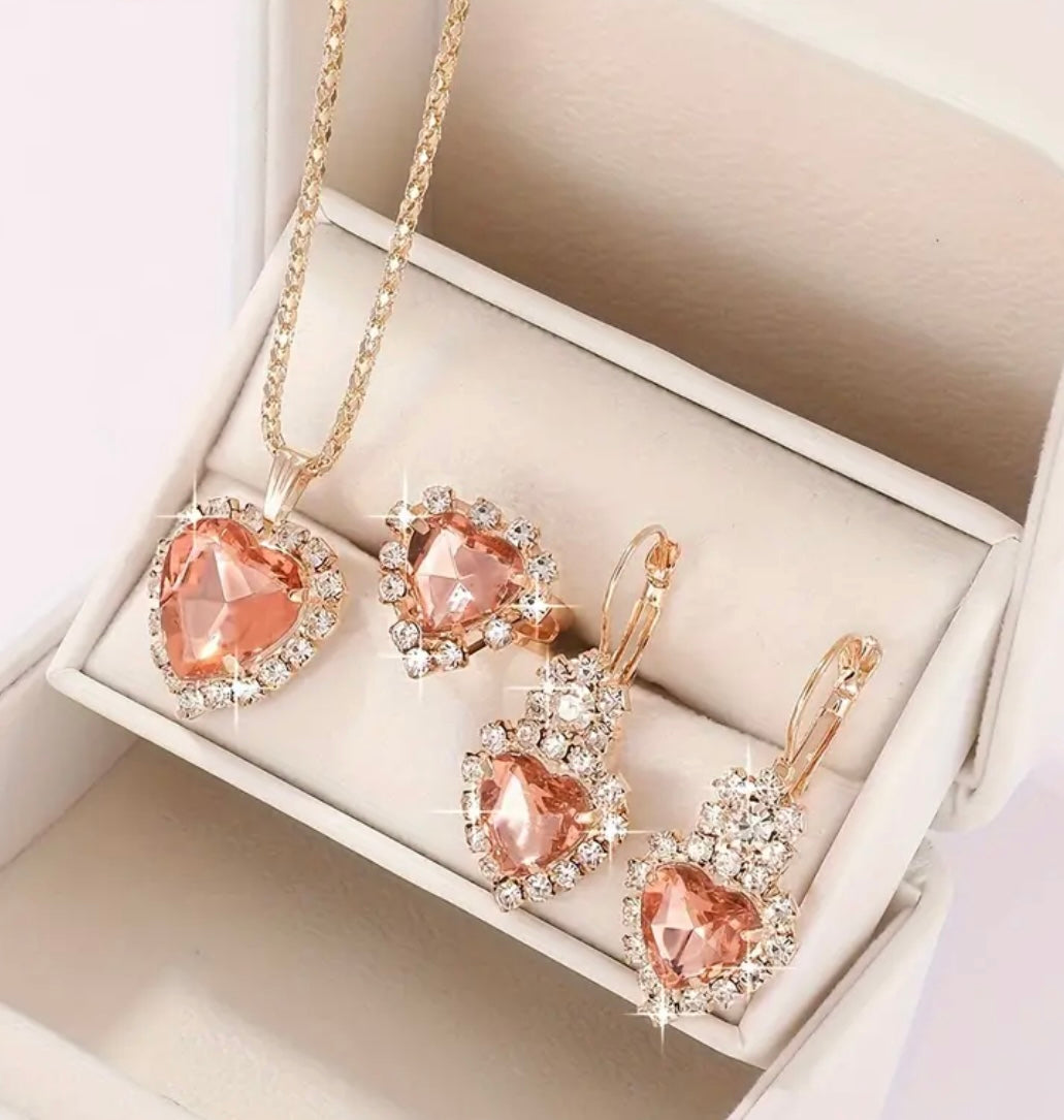 Luxury 4 pc Fashion Jewelry Set