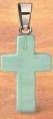 Natural Stone Cross Pendant Collection