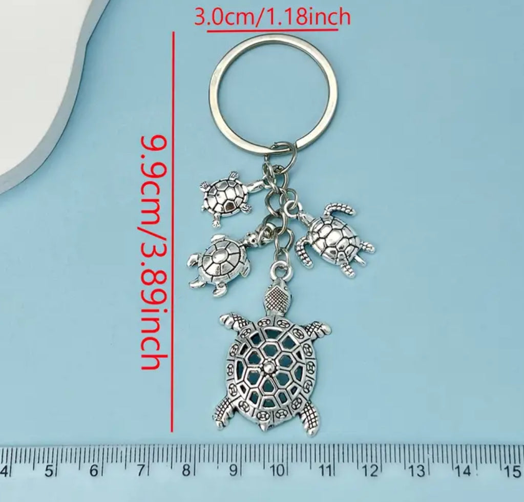 Cute Sea Turtle Keychain With more Accessories
