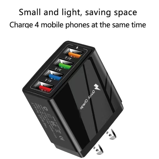 Fast Charging Multiport Wall Plug-In