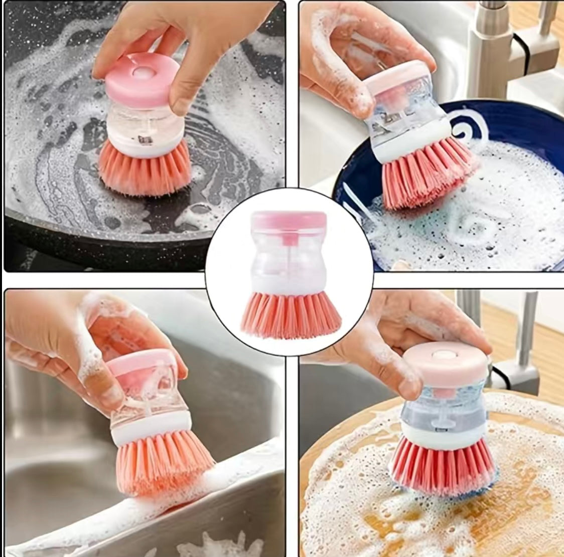 1 pc soap dispenser cleaning brush