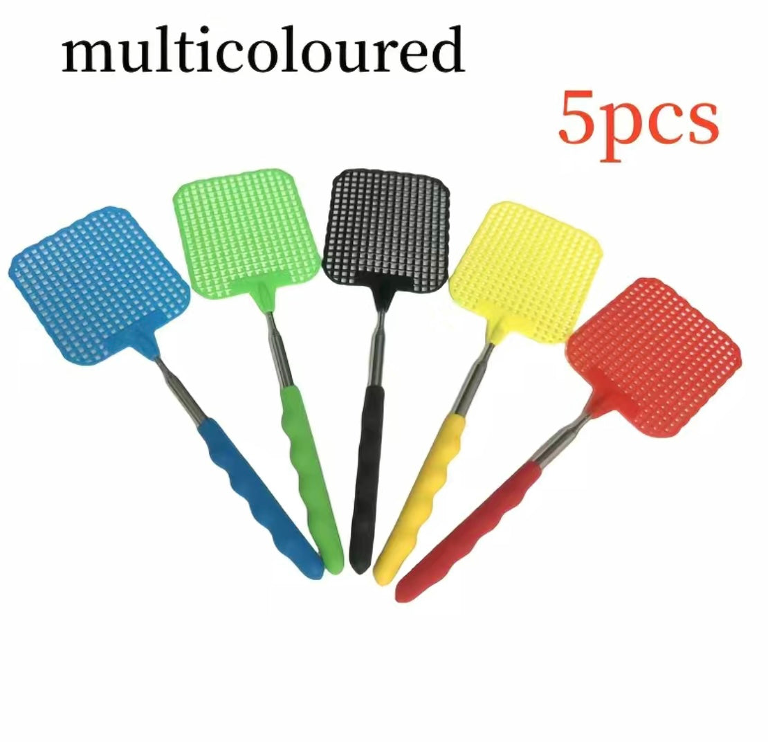 Retractable Fly Swatters 1 pc random color