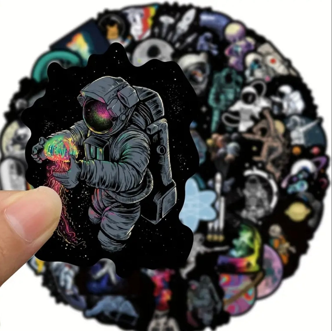 50 Pack of Space Astronaut Random Decorative Stickers