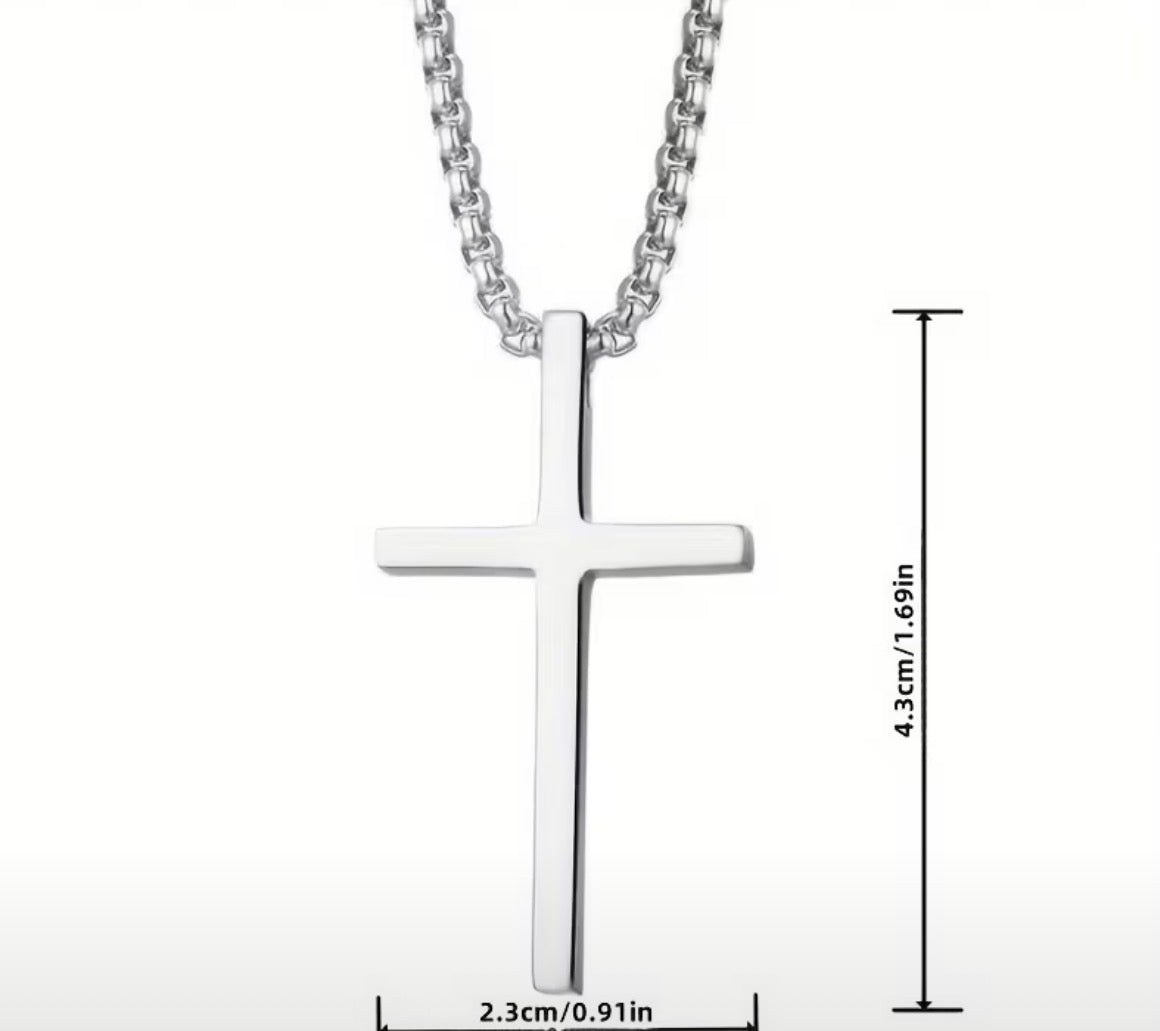 Introducing a stylish and minimalist cross pendant and necklace collection designed for men and women alike.