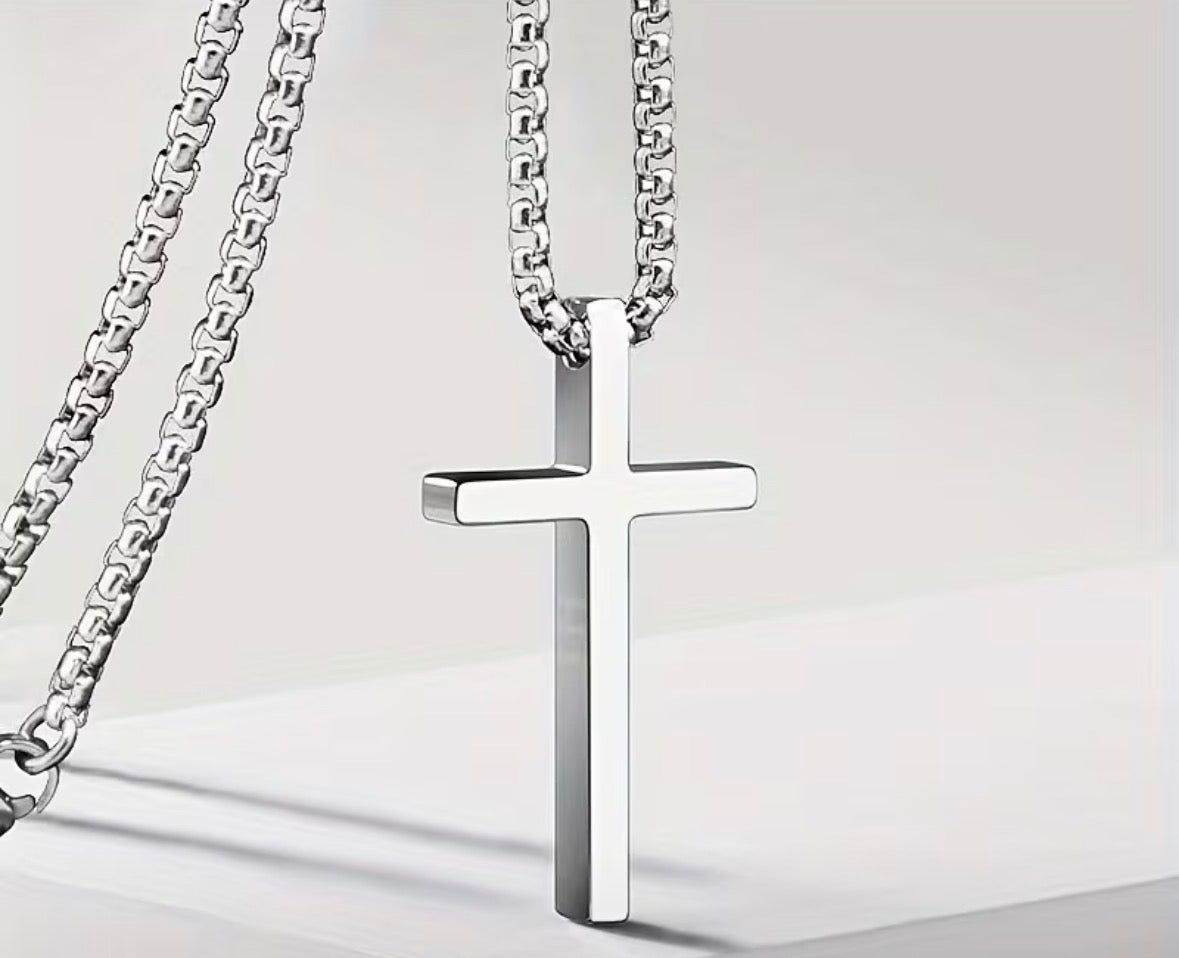 Introducing a stylish and minimalist cross pendant and necklace collection designed for men and women alike.