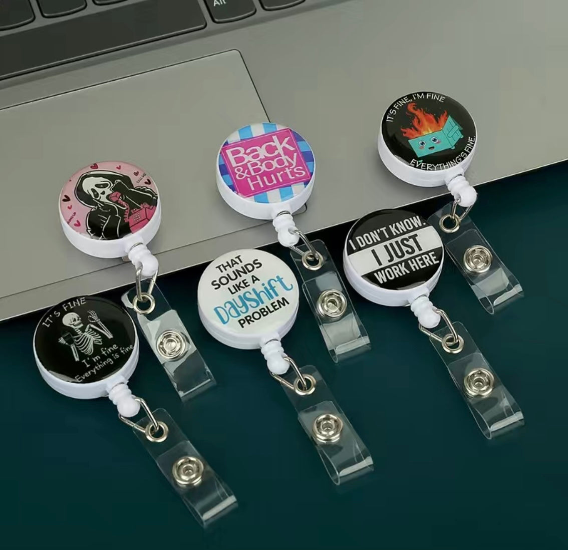 Funny Retractable ID / Badge Holder