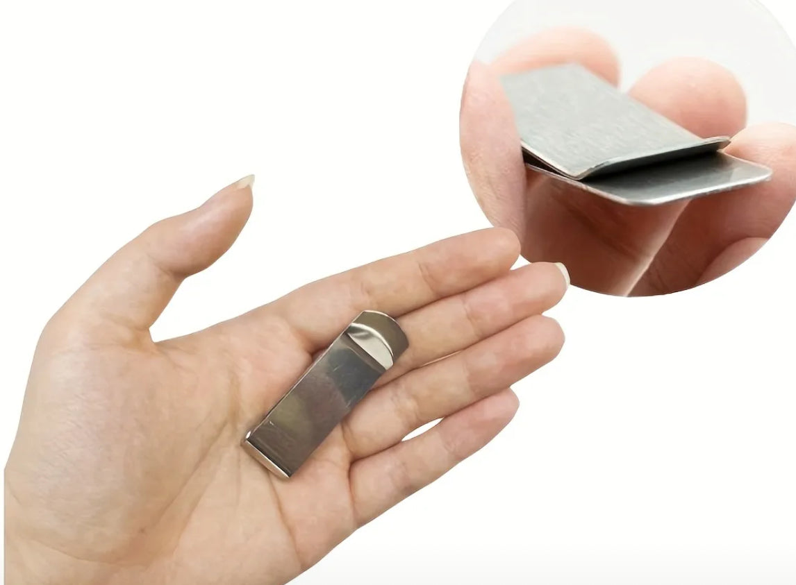 Silver color Stainless Steel Money Clip