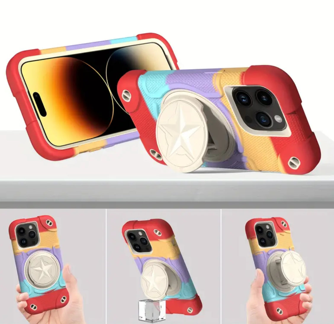 Stylish & Sporty Rotating Bracket iPhone case