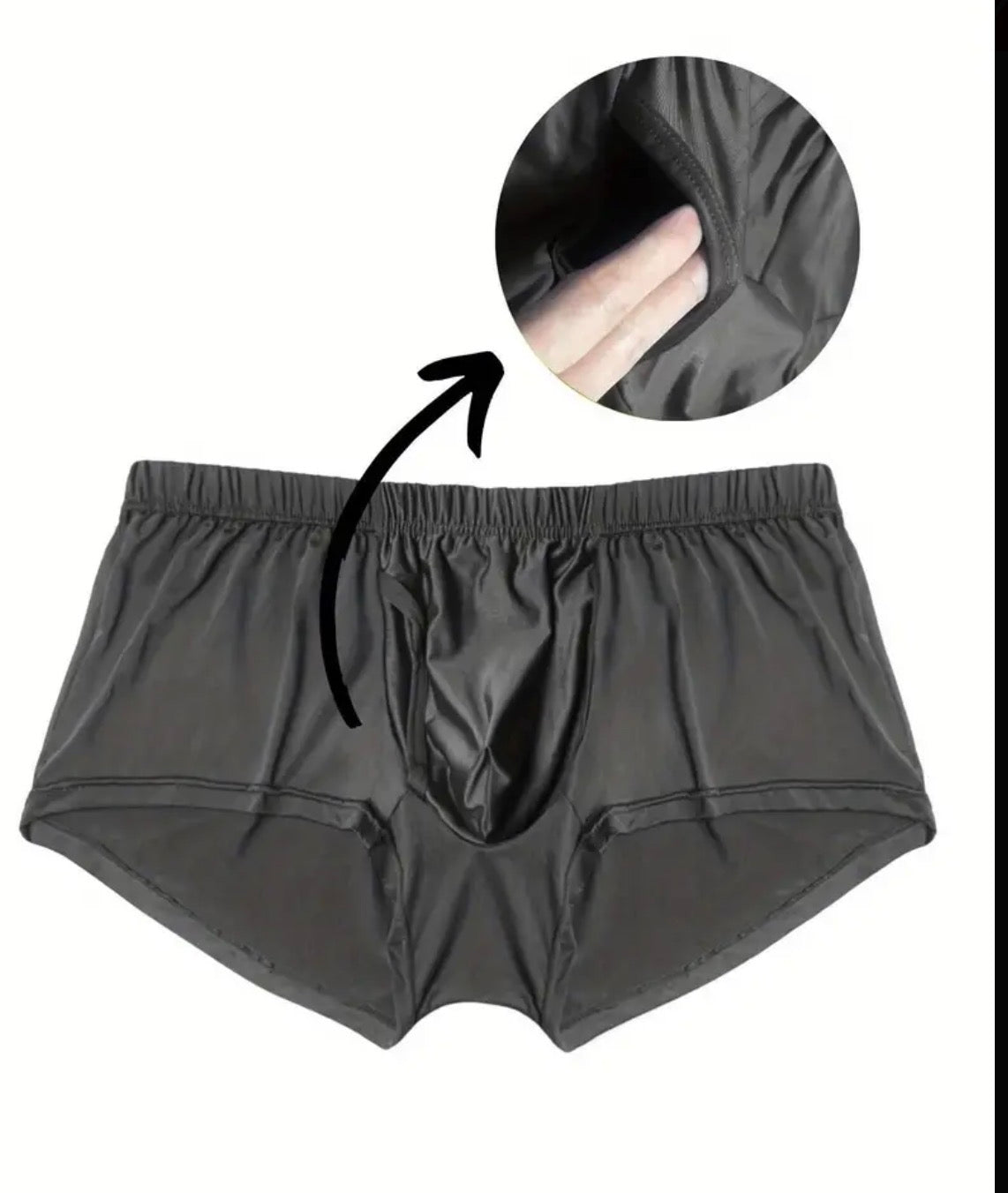 Men’s Breathable Low Rise Shorts Lounge Workout Comfortable Silky Size M Color Blue