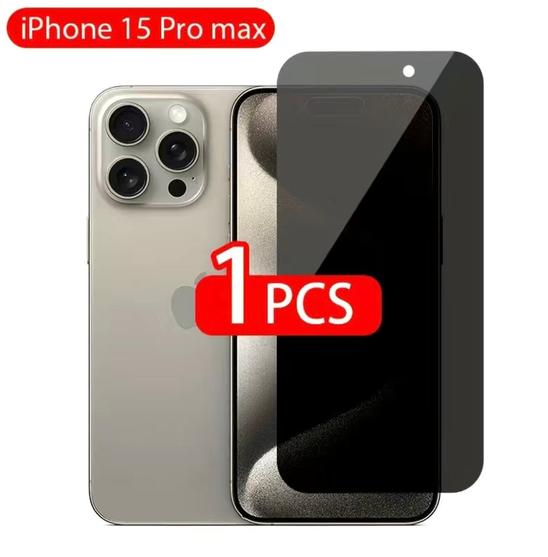 Privacy Tempered Glass Screen Protector IPhone 15