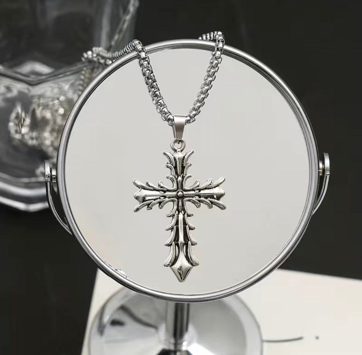 Stainless steel unique cross design