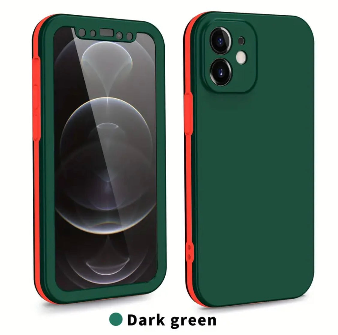 1 pc Silicone Thickened Full Body Protection Shockproof and Drop Proof TPU soft Rubber Protective Case