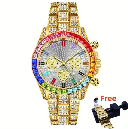 Custom Colorful Luxury Quartz Watch - Unisex