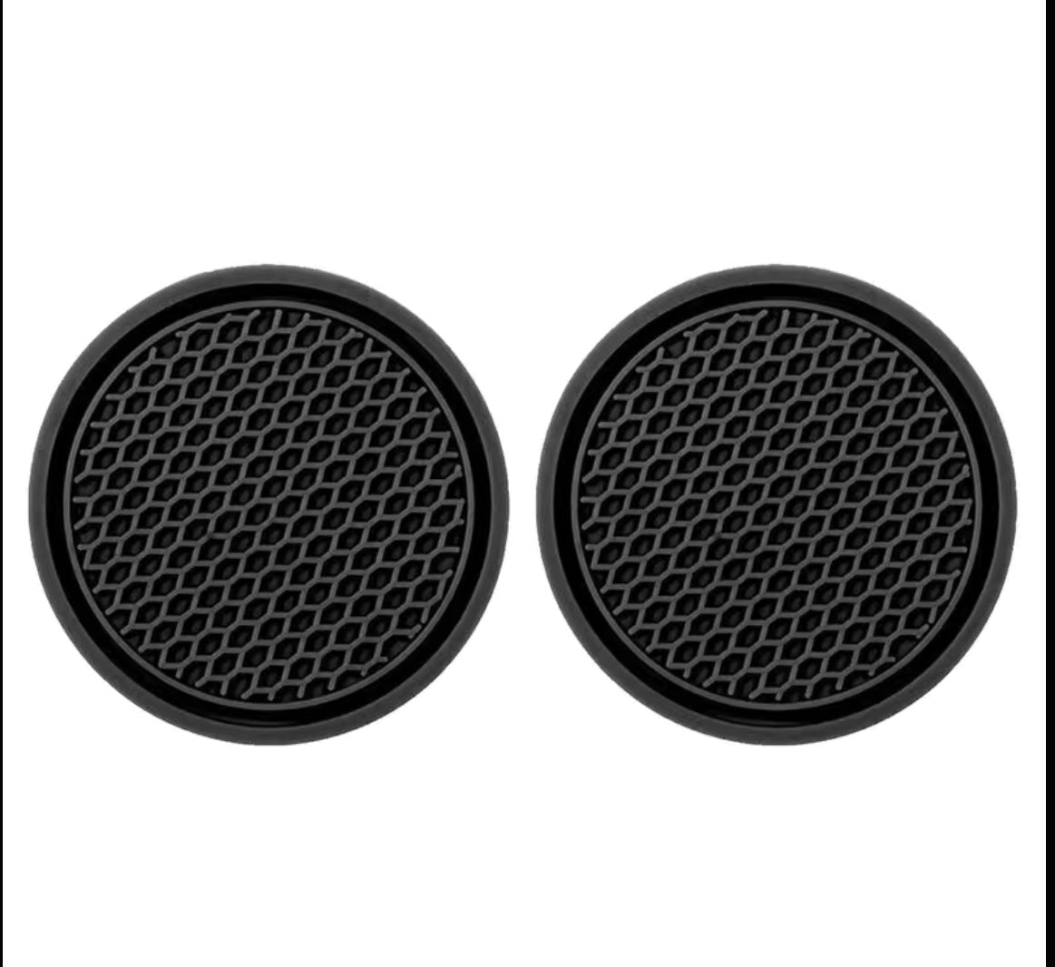 2 pack of car cup holder coasters