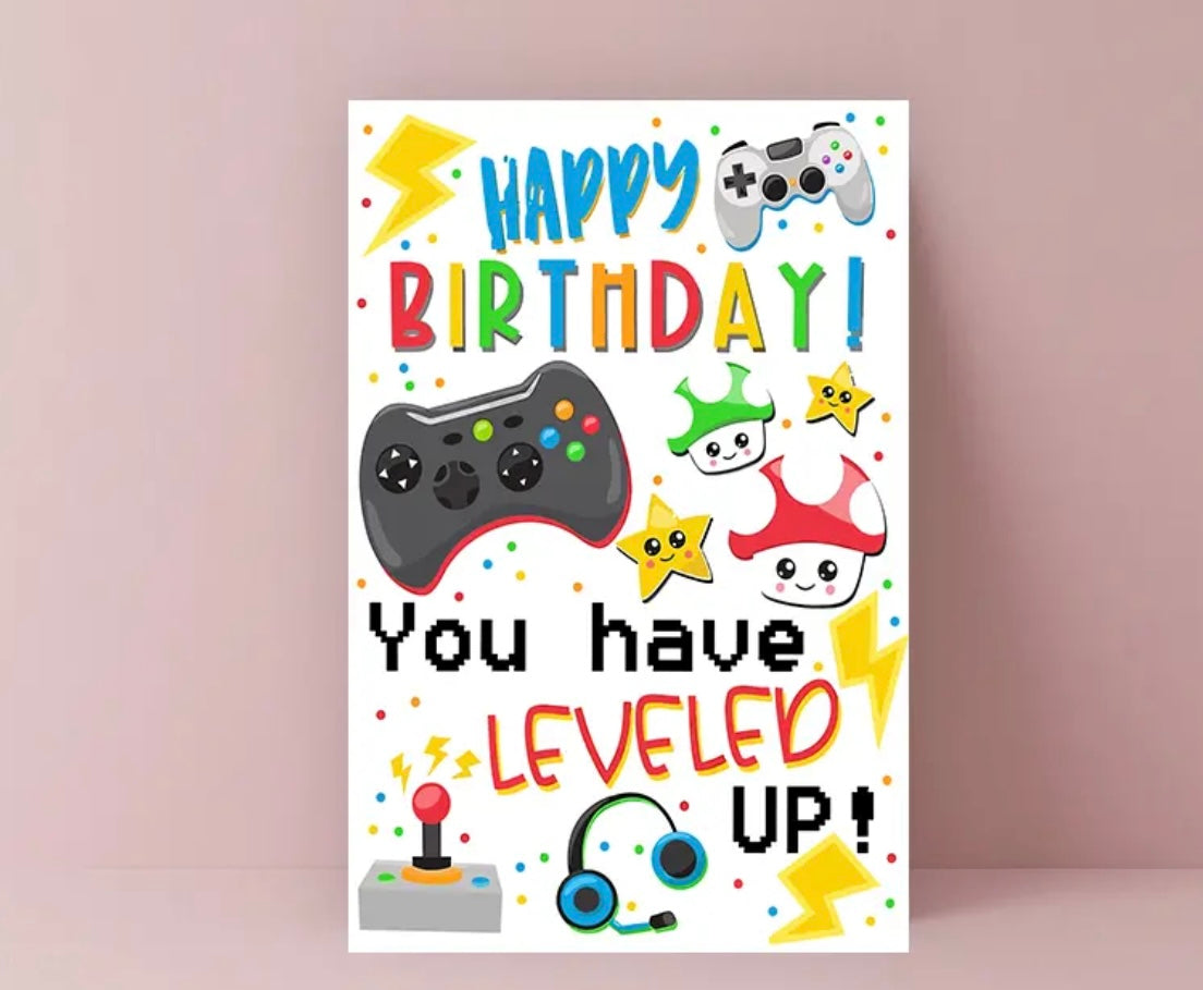 1pc Fun creative Birthday Card & Envelope