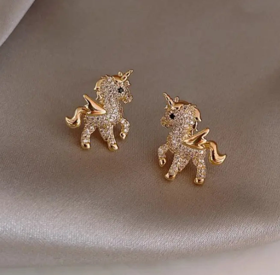Cute Fashion Designed Unicorn Earrings