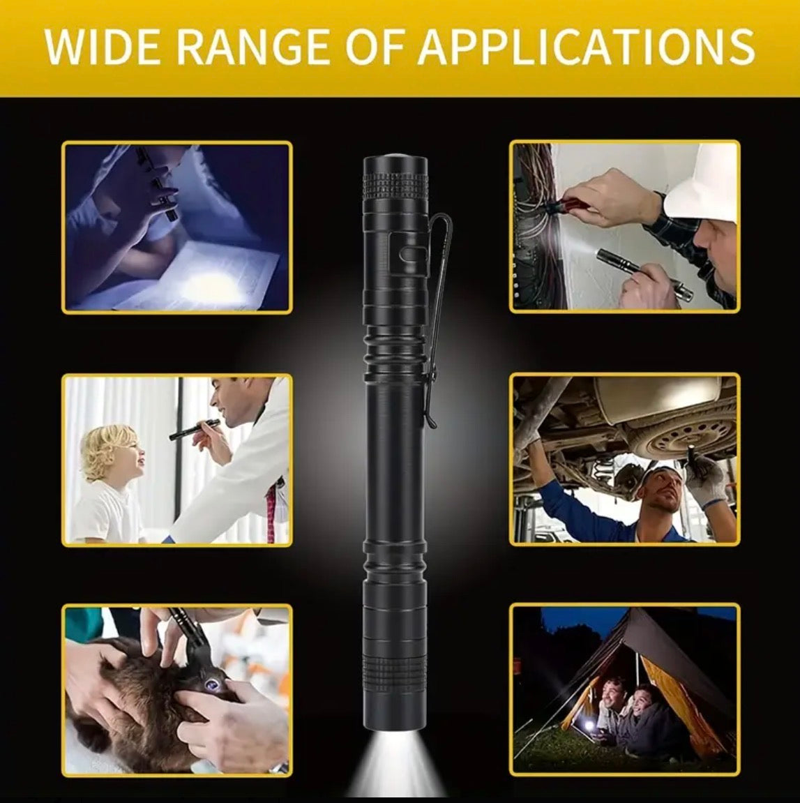 Ultra-Bright Tactical LED Flashlight – Mini Waterproof & Durable for Camping, Emergency & Everyday Use