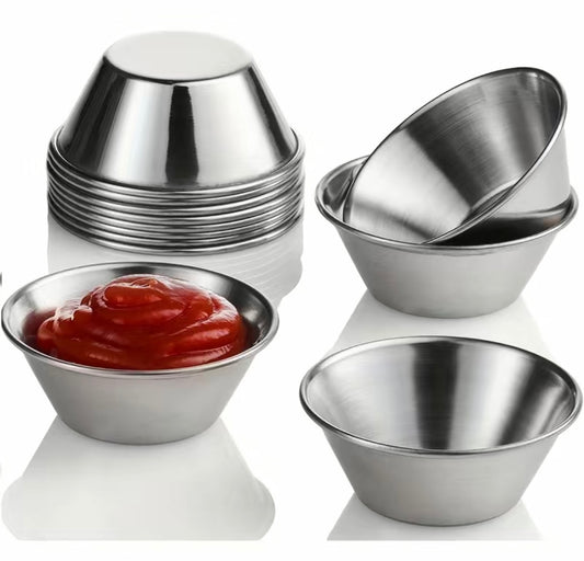 12 pk stainless steel dipping cup