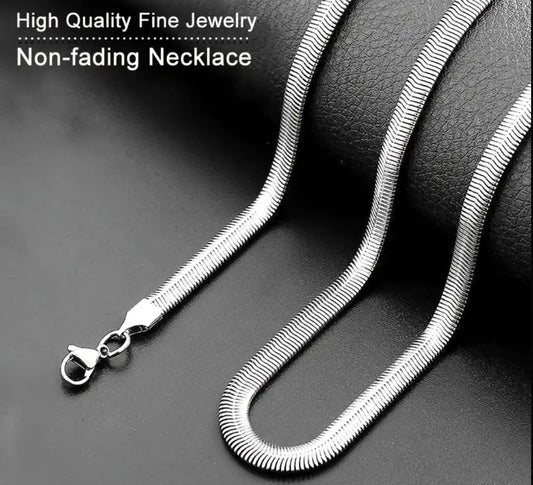 1 piece Mens Durable Titanium Steel Chain Necklace Fashion Jewelry