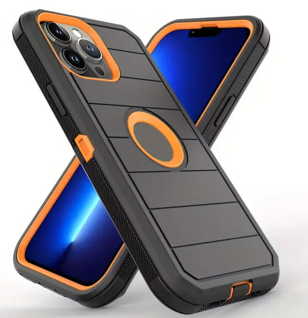 Heavy Duty Anti Fall iPhone Mobile Phone Case 3 in 1 iPhone 16 Pro Max Phone Case