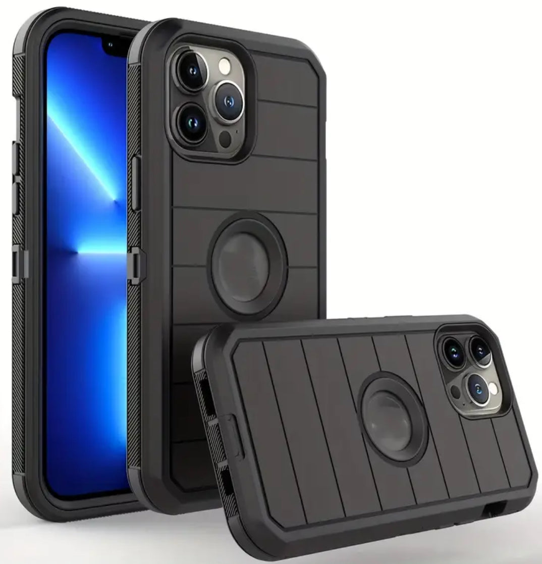 Heavy Duty Anti Fall iPhone Mobile Phone Case 3 in 1 iPhone 16 Pro Max Phone Case