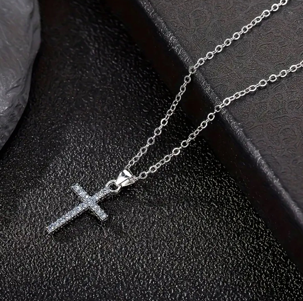 Unisex Casual Fashion Cross Pendant Necklace Jewelry Great Gift