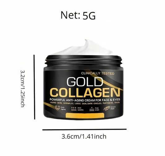 Gold Collagen Anti Aging Skin Creme For Face and Eyes