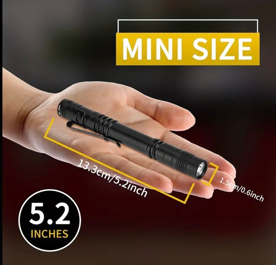 Ultra-Bright Tactical LED Flashlight – Mini Waterproof & Durable for Camping, Emergency & Everyday Use